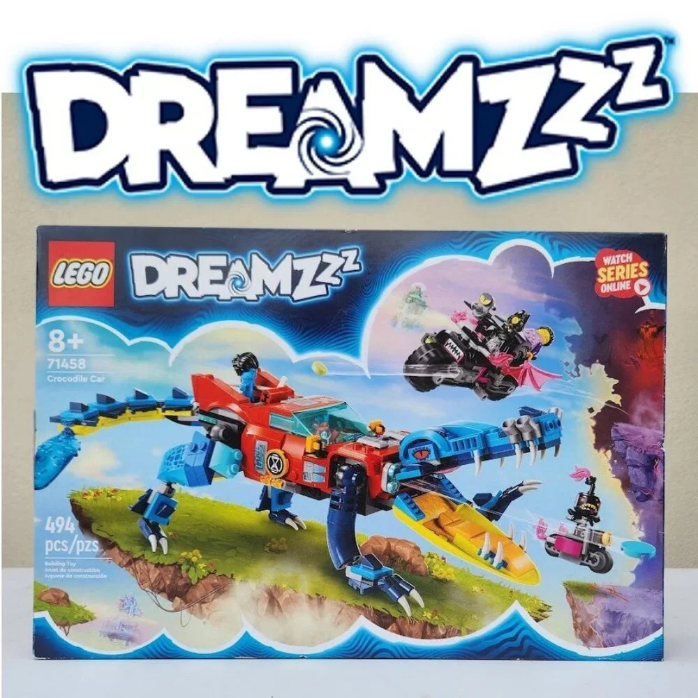 NEW LEGO DREAMZzz Crocodile Off-Road Car Truck Boat 71458 Minifigures 494 Pieces - Picture 2 of 16